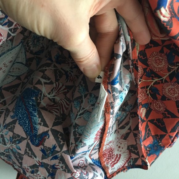 Ulla Johnson Pippa blouse in orange - Picture 8 of 8